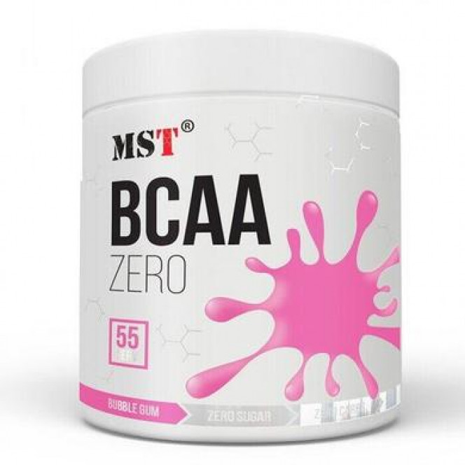 Комплекс BCAA Zero, MST Nutrition, вкус жевательная резинка, 55 порций, Z05878
  