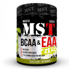 Комплекс BCAA & EAA Zero, MST Nutrition, вкус мохито, 520 г, Z05895
  