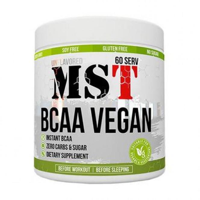 BCAA Vegan Complex, MST Nutrition, Unflavored, 300 g 503, Z05896 .. Discounts, promotions, 100% original products. Worldwide shipping, free shipping, peace, health, cosmetics, fitness