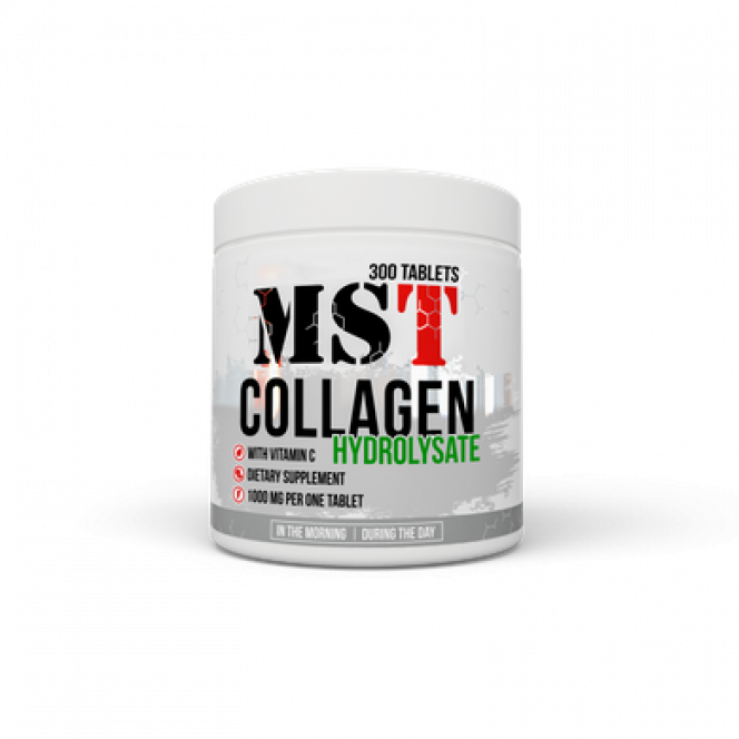 Коллаген гидролизат, Сollagen Hydrolysate, MST Nutrition, 300 таблеток, Z05901
  