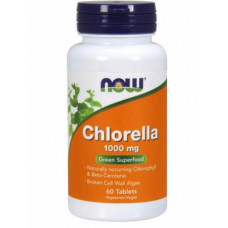 Chlorella, Chlorella, Now Foods, 1000 mg, 60 Tablets, Z06223
 