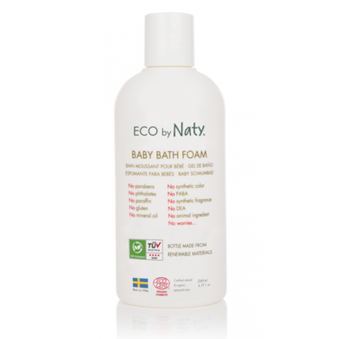 Baby Bath Foam, Eco by Naty, 200 ml 219, Z06349 .. Discounts, promotions, 100% original products. Worldwide shipping, free shipping, peace, health, cosmetics, fitness