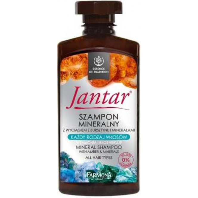 Минеральный шампунь с экстрактом янтаря и минералами, Jantar Mineral Shampoo, Farmona, 330 мл, Z06434
  