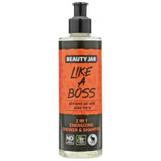 Гель-шампунь 2в1 Like a Boss, Energizing Shower & Shampoo, Beauty Jar, 250 мл, Z06502
  