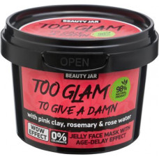 Mask-jelly for the face Too Glam To Give A Damn, Jelly Face Mask With Age-Delay Effect, Beauty Jar, 120g, Z06523
 