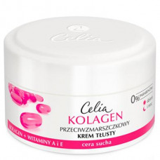 Крем насыщенный от морщин для сухой кожи лица, Collagen Cream, Celia, 50 мл, Z06637
  