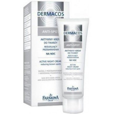 Активный крем для лица ночной против пигментации, Dermacos Anti-Spot Active Night Cream, Farmona Professional, 50 мл, Z06644
  