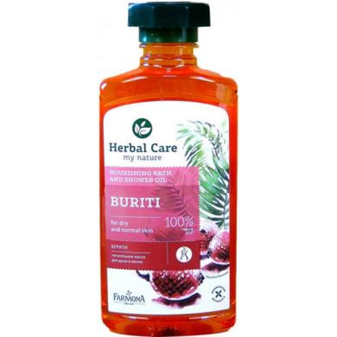 Питательная масло для ванны и душа Бурити, Herbal Care Buriti, Farmona, 330 мл, Z06684
  