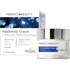 Крем увлажняющий, питательный для лица с гиалуроновой кислотой, Perfect Beauty Face Cream With Hyaluronic Acid & Collagen Day / Night, Farmona, 50 мл, Z06731
  