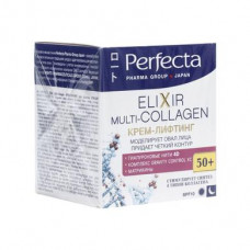 Крем-лифтинг, Pharma Group Japan Elixir Multi-collagen 50+, Perfecta, 50 мл, Z06733
  