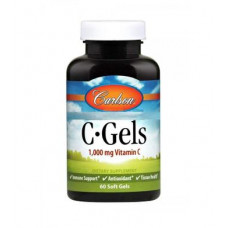 Vitamin C, C-Gel, Carlson Labs, 1000 mg, 100 Softgels, Z06763
 