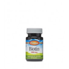 Биотин, Biotin, Carlson Labs, 5000 мкг, 50 капсул, Z06766
  