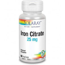 Iron, Iron Asporotate, Solaray, 18 mg, 100 Capsules, Z06773
 