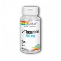 L-теанин с зеленым чаем, L-Theanine, Solaray, 200 мг, 45 вегетарианских капсул, Z06812
  