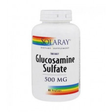 Glucosamine Sulfate, Glucosamine Sulfate, Solaray, 500 mg, 60 Capsules, Z06813
 