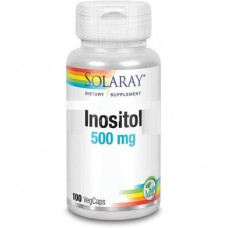 Inositol, Inositol, Solaray, 500 mg, 100 Vegetarian Capsules, Z07036
 