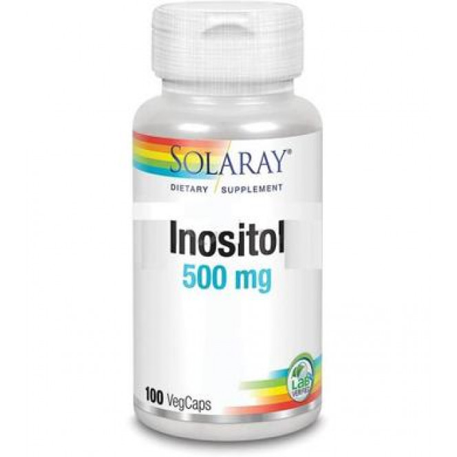 Inositol, Inositol, Solaray, 500 mg, 100 Vegetarian Capsules, Z07036
 