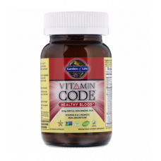 Vitamins, Healthy Blood, Vitamin Code Healthy Blood, Garden of Life, 60 Capsules, Z07063
 