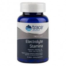 Электролиты для выносливости, Electrolyte Stamina, Trace Minerals, 90 таблеток, Z07091
  