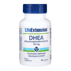 ДГЭА (дегидроэпиандростерон), DHEA, Life Extension, 50 мг, 60 капсул, Z07103
  