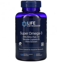 Omega, Omega Foundations, Super Omega-3, Life Extension, 120 Softgels, Z07104
 