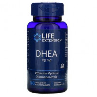 Дегидроэпиандростерон, DHEA, Life Extension, 25 мг, 100 растворимых таблеток, Z07112
  