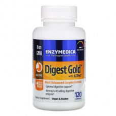 Пищеварительные ферменты, Digest Gold with ATPro, Enzymedica, 120 капсул, Z07121
  