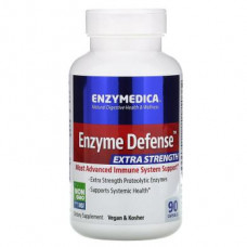 Ферменты для иммунитета, Enzyme Defense (Formerly ViraStop), Extra Strength, Enzymedica, 90 капсул, Z07130
  