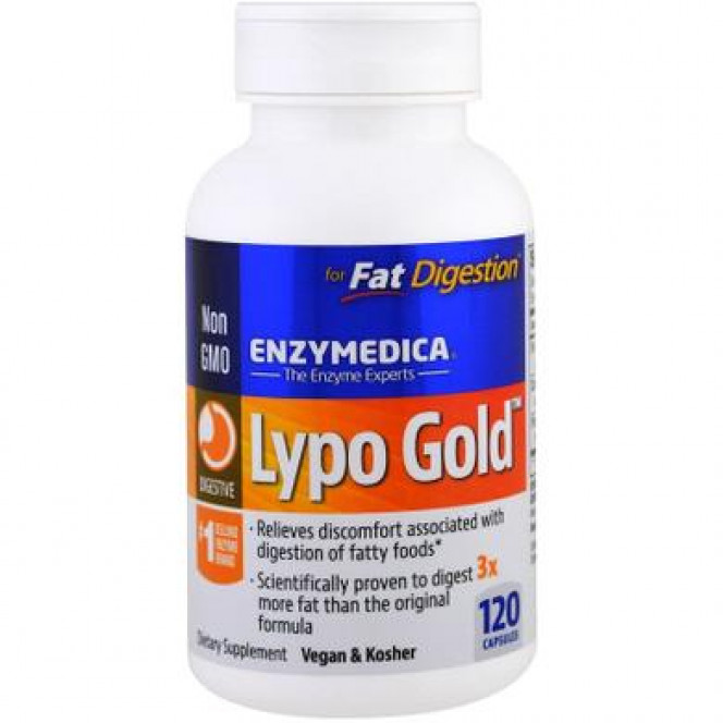 Fat Digestion Optimizer, Lypo Gold, For Fat Digestion, Enzymedica, 120 capsules 1 227, Z07135 .. Discounts, promotions, 100% original products. Worldwide shipping, free shipping, world, health, cosmetics, fitness