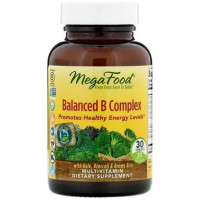 Balanced B Complex, MegaFood, 30 Tablets, Z07261
 