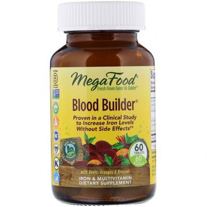 Blood Builder, MegaFood, 30 Tablets, Z07271
 