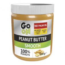 Арахисовая паста, Peanut butter smooth, GoOn Nutrition, 500 г (стекло), Z07300
  