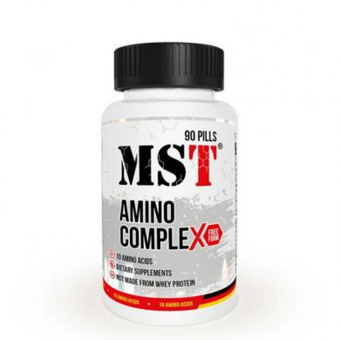 Комплекс аминокислот, Amino Complex (не из протеина), MST Nutrition, 90 таблеток, Z07351
  