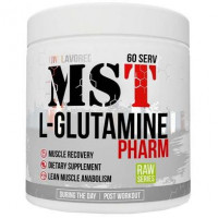 Глютамин, Glutamine Pharm, MST Nutrition, без вкуса, 300 г, Z07353
  