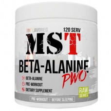 Бета-Аланин, Beta-Alanine, MST Nutrition, без вкуса, 300 г, Z07361
  