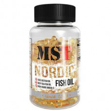 Norwegian Fish Oil, Nordic Fish Oil (Omega 3), MST Nutrition, 90 Softgels, Z07374
 