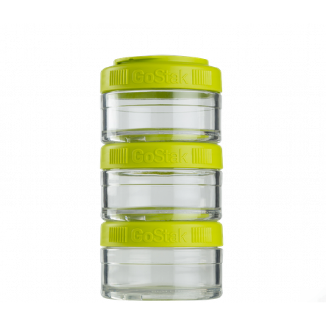 Контейнер Go Stak Starter 3 Pak, Green, Blender Bottle, зеленый, 180 мл (3 х 60 мл), Z07420
  