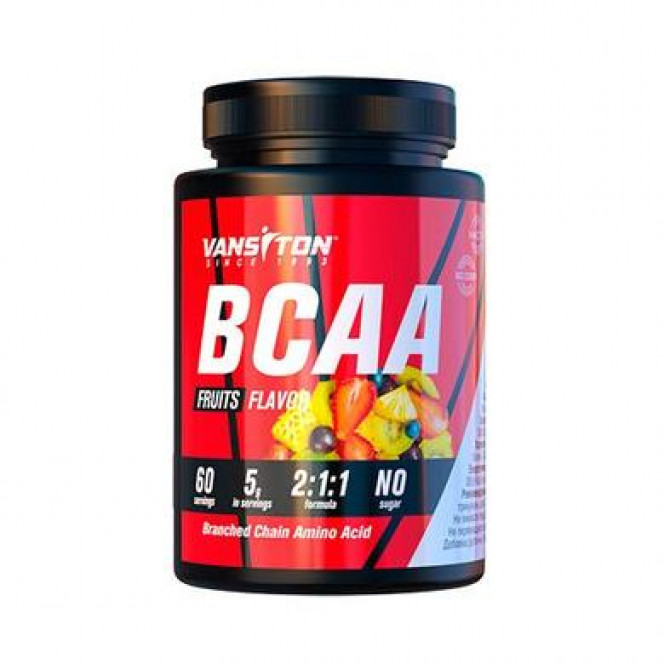 BCAA, Vansiton, Fruit Punch Flavor, 300 g, Z07605
 