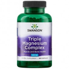 Magnesium Complex, Triple Magnesium Complex, Swanson, 400 mg, 100 Capsules, Z07795
 