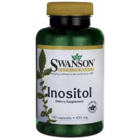 Inositol, Inositol, Swanson, 650 mg, 100 Capsules, Z07797
 