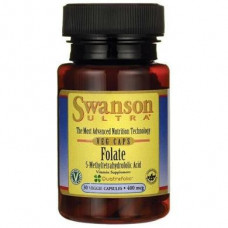 Folic Acid, Folic Acid, Swanson, 800 mcg (1335 mcg DFE), 250 Capsules, Z07789
 