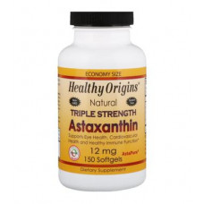 Astaxanthin, Astaxanthin (Complex) AstaPure®, Healthy Origins, 12 mg, 150 Softgels, Z07819
 