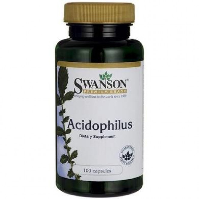 Ацидофильные лактобактерии, Acidophilus, Swanson, 100 капсул, Z07831
  