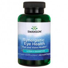 Лютеин с зеаксантином, Ultra Synergistic Eye Health, Swanson, 60 гелевых капсул, Z07838
  