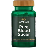 Blood Sugar Control, Pure Blood Sugar, Swanson, 60 Vegetarian Capsules, Z07847
 