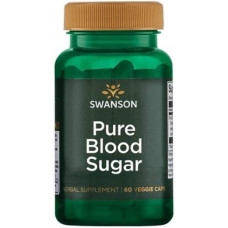 Blood Sugar Control, Pure Blood Sugar, Swanson, 60 Vegetarian Capsules, Z07847
 