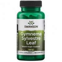 Gymnema Sylvestre Leaf, Swanson, 400 mg, 100 Capsules, Z07866
 