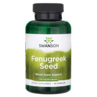 Fenugreek Seed, Fenugreek Seed, Swanson, 610 mg, 90 Capsules, Z07875
 