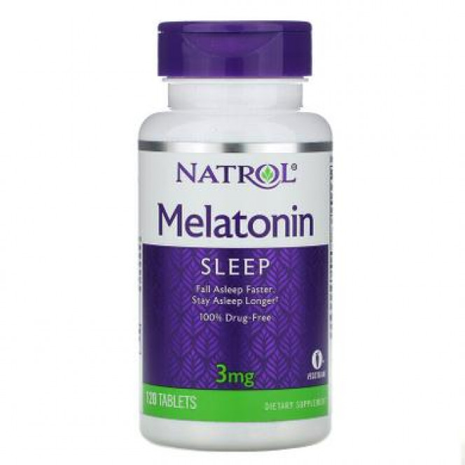 Melatonin, Melatonin, Natrol, 3 mg, 120 Tablets, Z07917
 