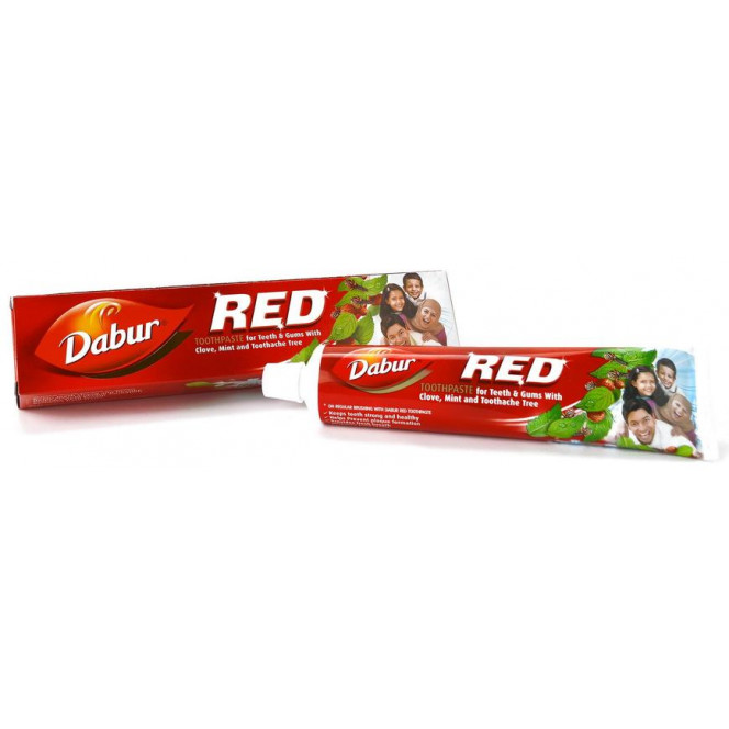 Ayurvedic Toothpaste, Red, Dabur, 100 g, Z08086
 